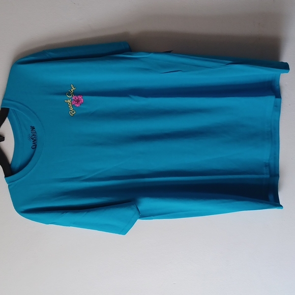 Sunshine Raised Beach Girl T Shirt In A Sunshine State of Mind - Picture 4 of 4